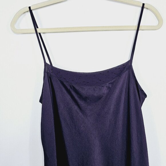 Vtg Y2K Judith Hart Silk Slip Dress M Purple Dark Fairy Goth Whimsigoth Festival - Picture 11 of 13
